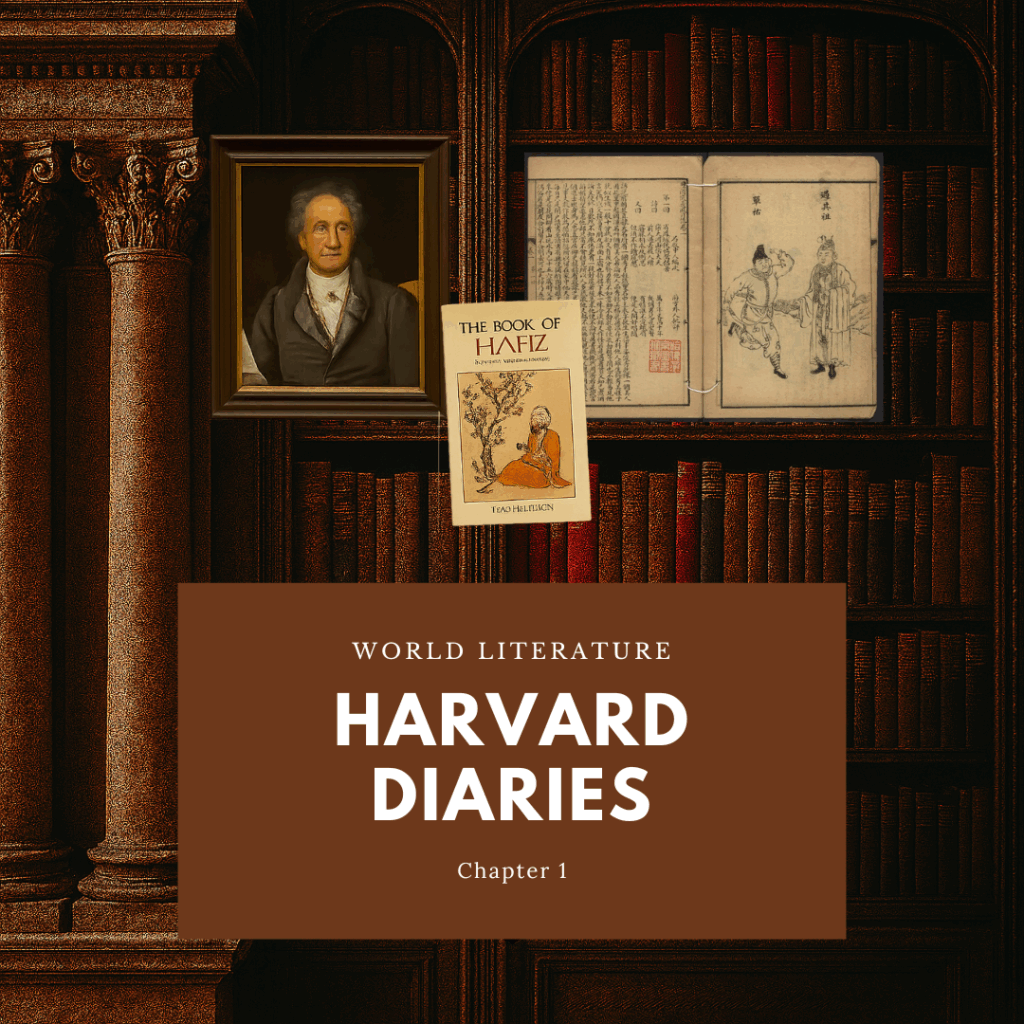 Harvard Diaries: Goethe, Eckermann, and the Global Imagination, Chapter 1