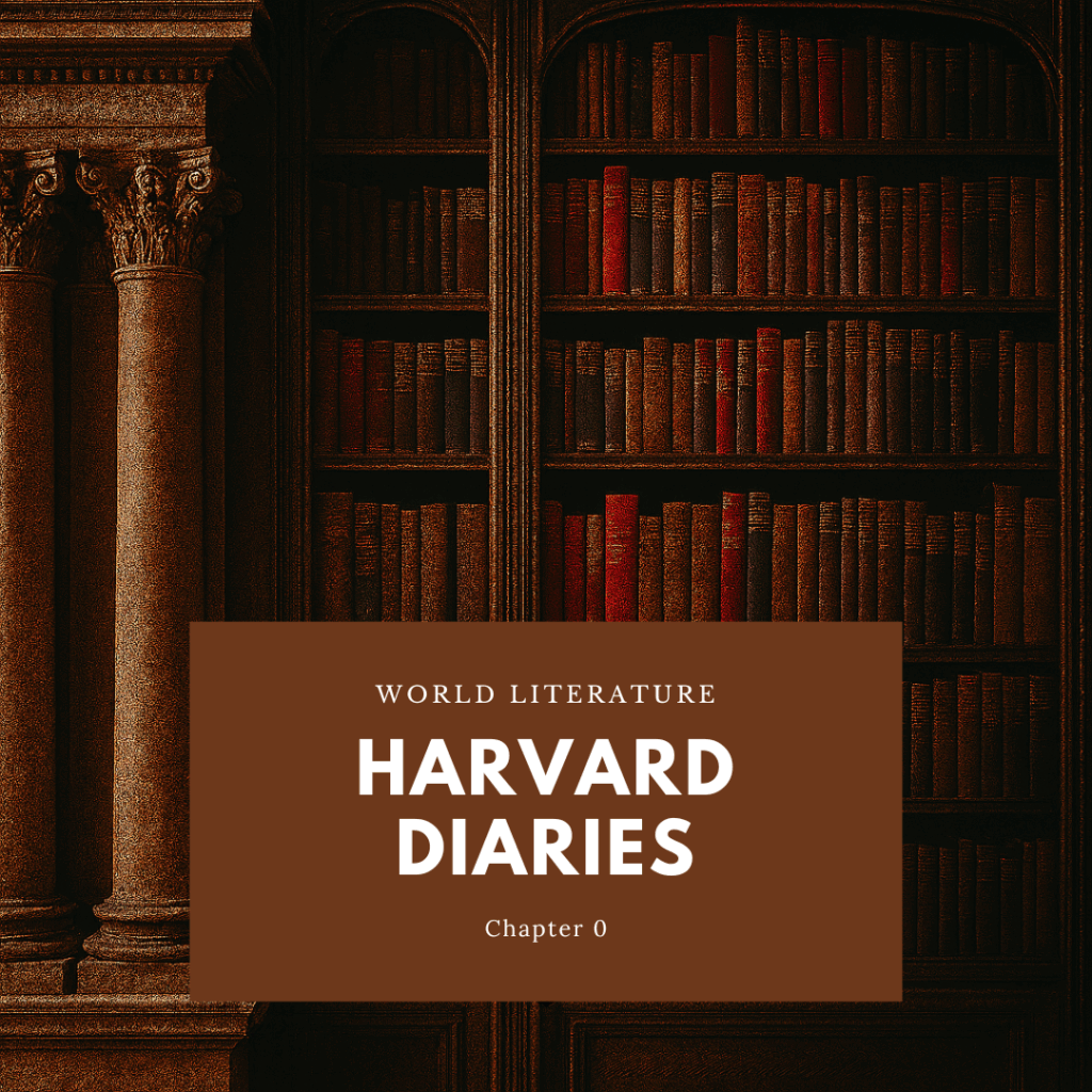 Harvard Diaries: world lit, chapter 0