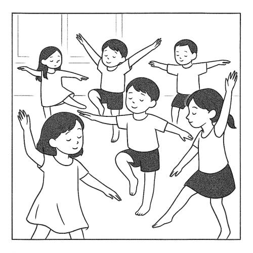 creative dance in Finnish kindergardens